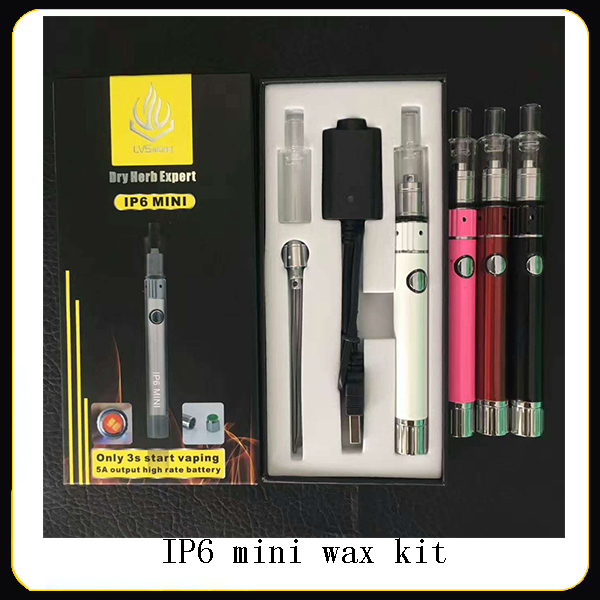 IP6 Mini wax vape pens starter kit dry wax vaporizer vape pen e cigarette wax atomizer dual quartz rod coil mods, White
IP6 Mini wax vape pens starter kit dry wax vaporizer vape pen e cigarette wax atomizer dual quartz rod coil mods, White