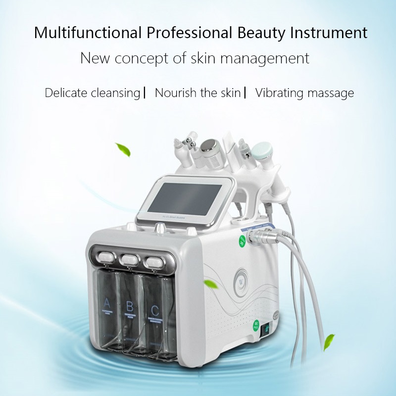 H2O2 multifunction 6 in 1 hydrogen oxygen small bubble facial instrument Hydra water aqua Dermabrasion RF Bio-lifting oxygen jet facial care
H2O2 multifunction 6 in 1 hydrogen oxygen small bubble facial instrument Hydra water aqua Dermabrasion RF Bio-lifting oxygen jet facial care