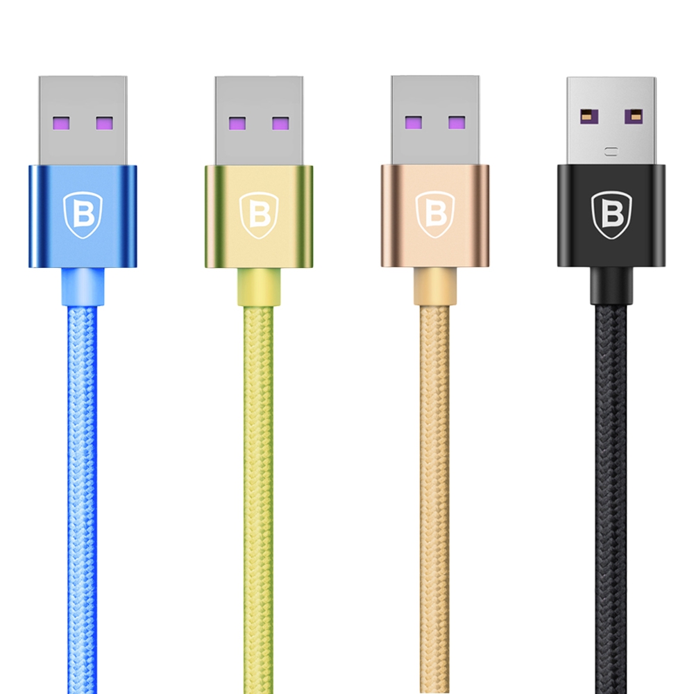 Baseus Speed QC Cable Type-C Data Transmission 5A Quick Charging Cord 1M, Mixed color
Baseus Speed QC Cable Type-C Data Transmission 5A Quick Charging Cord 1M, Mixed color