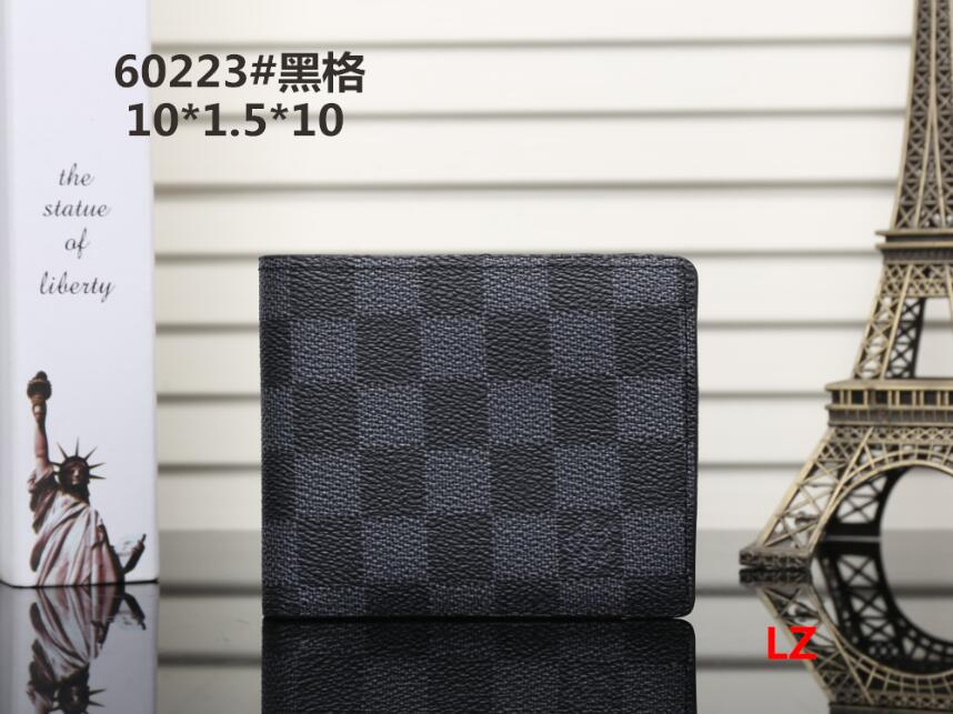 Paris plaid style Designer mens wallet famous men luxury wallets special Leather multiple short small bifold wallet, No box
Paris plaid style Designer mens wallet famous men luxury wallets special Leather multiple short small bifold wallet, No box
