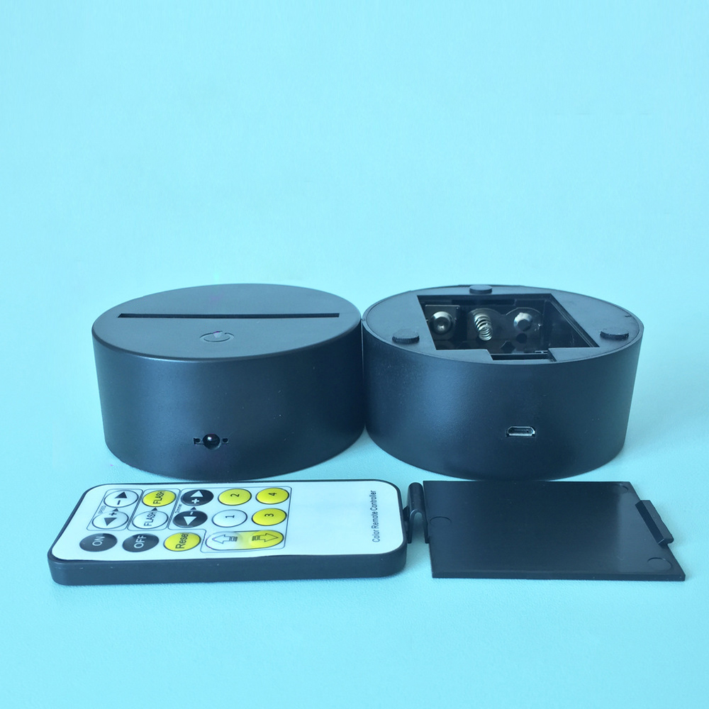 7 Color 3D LED Night Light Fish DesignTouch Switch Led Lights Plastic Lampshape 3D USB Powered Night Light Atmosphere Novelty Lighting