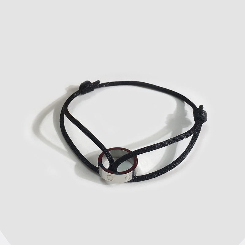 Wholesale-r jewelry women bracelets silver Single ring lovers hand red black rope love bracelets for women men charm bracelets Pulseras
Wholesale-r jewelry women bracelets silver Single ring lovers hand red black rope love bracelets for women men charm bracelets Pulseras
