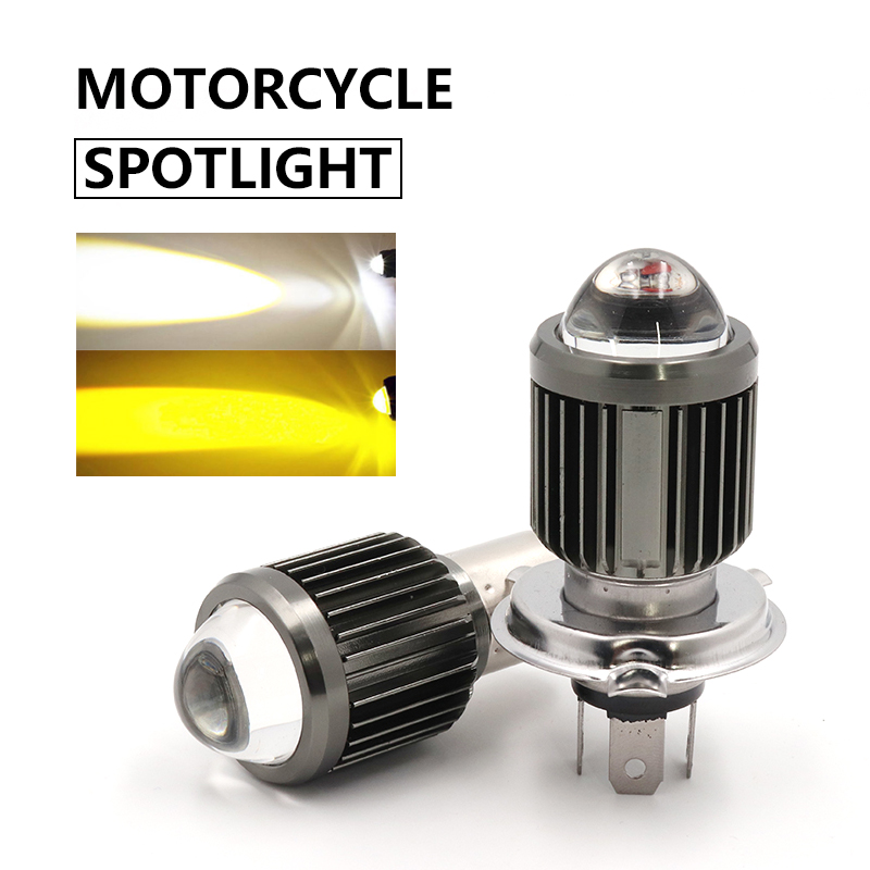 BA20D H4 LED Motorcycle Headlight Bulbs Hi Lo beam Motorbike 3000K 6000K Scooter ATV Accessories Condensing Len Fog Lights
BA20D H4 LED Motorcycle Headlight Bulbs Hi Lo beam Motorbike 3000K 6000K Scooter ATV Accessories Condensing Len Fog Lights