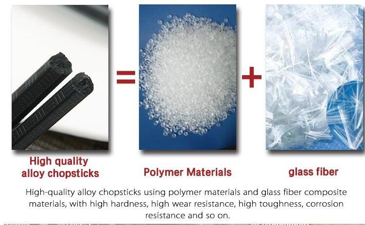 200pair sushi chopsticks Reusable Japanese Non-Slip Hashi chop sticks glass fiber black blue pink chopstick