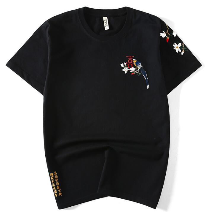 Mens Designer T Shirt Flower Embroidery Round Neck Short Sleeve Black White Fashion Men Women High Quality Tees Tops, White;black
Mens Designer T Shirt Flower Embroidery Round Neck Short Sleeve Black White Fashion Men Women High Quality Tees Tops, White;black