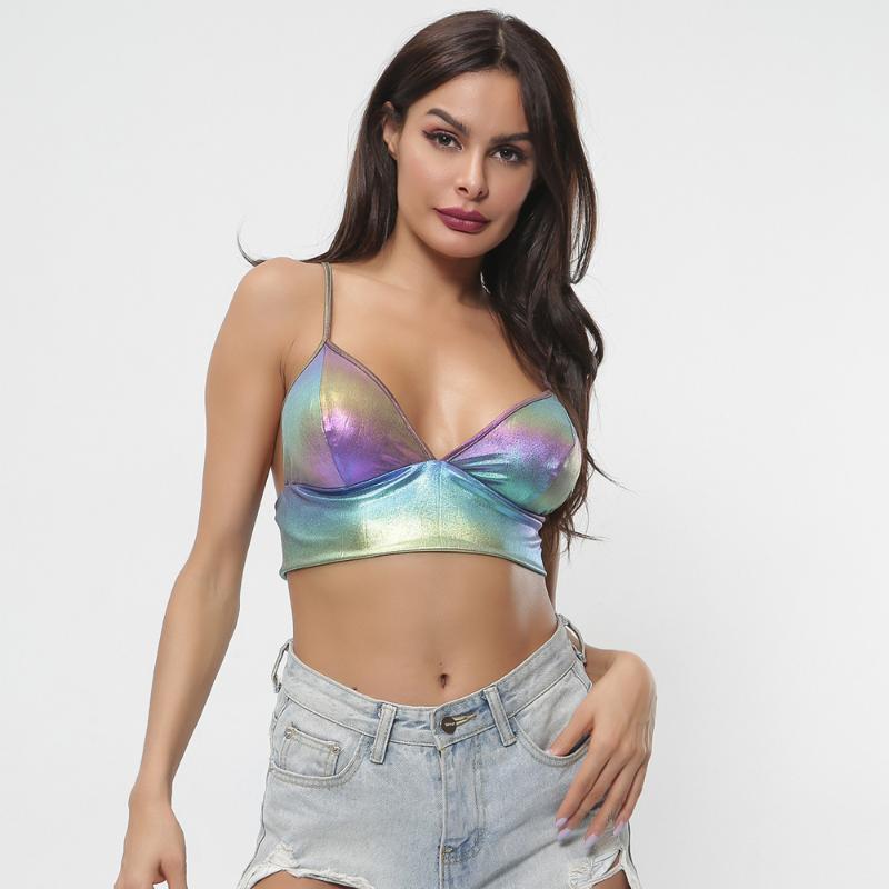 New Women Ladies Summer Reflective Buckles Festival Bralette Bralet Bra Bustier Tank Top Vest Camisole, As pic
New Women Ladies Summer Reflective Buckles Festival Bralette Bralet Bra Bustier Tank Top Vest Camisole, As pic