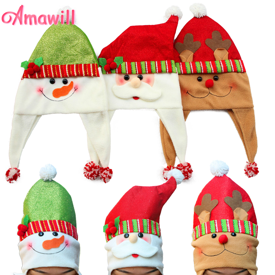 Amawill 1 Piece Santa Claus Snowman Reindeer Hat Cute Christmas Cap For Adults Kids New Year Gifts New Year Party Decorations 8D
Amawill 1 Piece Santa Claus Snowman Reindeer Hat Cute Christmas Cap For Adults Kids New Year Gifts New Year Party Decorations 8D