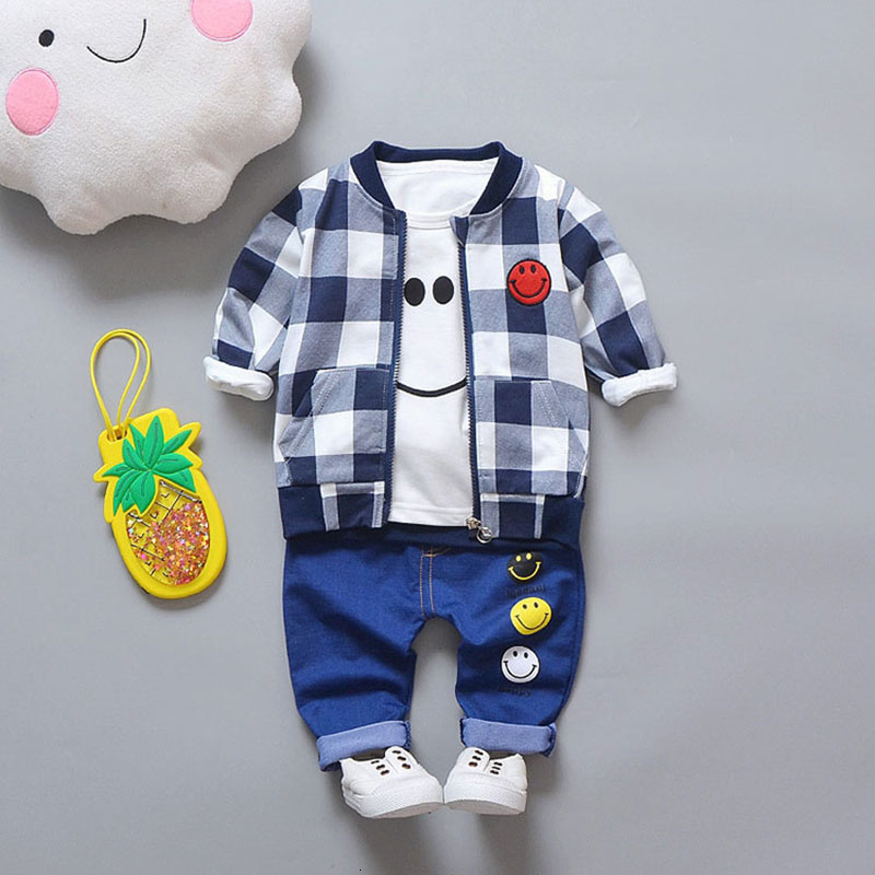 baby clothes boy outfits set outerwear + tops t-shirts + jean pants Baseball sports suit for babies newborn suit baby cloth sets T191024