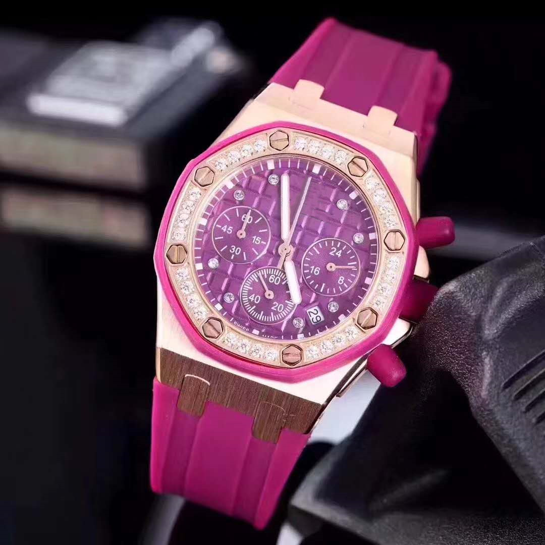 TOP Luxury Womens Multi-Function Quartz Watch Imported Multi-function Quartz Movement Womens Watches 37mm Sapphire Diamond Watches, Slivery;brown
TOP Luxury Womens Multi-Function Quartz Watch Imported Multi-function Quartz Movement Womens Watches 37mm Sapphire Diamond Watches, Slivery;brown