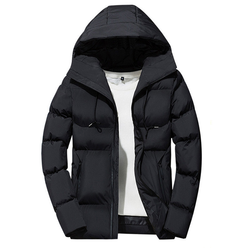 Men Windproof Warm Packable Casual Jacket Hooded Coat Causal Zipper Parka Clothes Streetwear Men Clothing NZ19, Black
Men Windproof Warm Packable Casual Jacket Hooded Coat Causal Zipper Parka Clothes Streetwear Men Clothing NZ19, Black