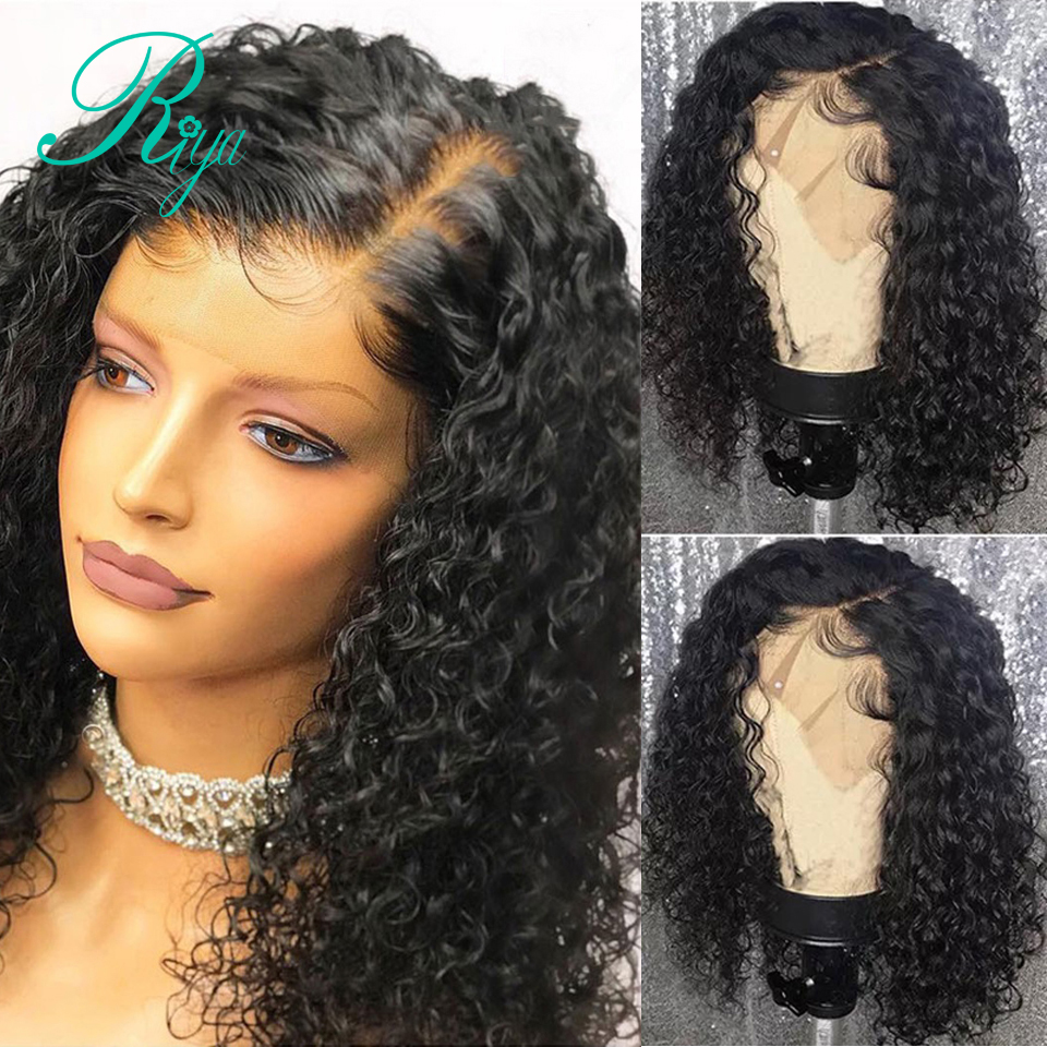 13x4 14inch Pixie Short Blunt Cut Curly Bob Lace Front Wigs synthetic hair for Black Women Preplucked brazilian Closure Wig