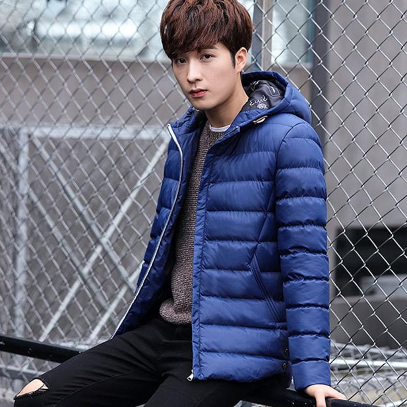 Winter Men Thick Jacket Comfortable Fashionable Casual Men Cotton Solid Color Outwear Hooded Jacket Coats Male Clothing, Blue
Winter Men Thick Jacket Comfortable Fashionable Casual Men Cotton Solid Color Outwear Hooded Jacket Coats Male Clothing, Blue