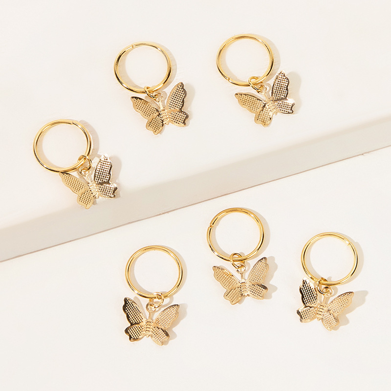 6pcs/pack Cute Butterfly Hair Clips Women Hairpins Fashion Headpiece Barrette Wedding Hairpins Hair Accessories Hair Styling Tools 2020