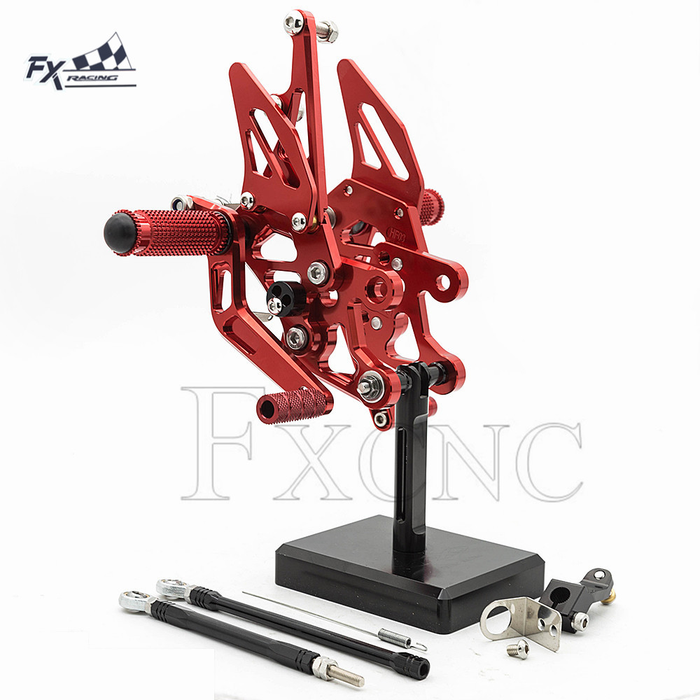 CNC Adjustable Motorcycle Rearset Footrest Rear Set For FZ1 2006-2016 Aluminum Foot Peg Rest Footpegs Pedal 2015 2014 
CNC Adjustable Motorcycle Rearset Footrest Rear Set For FZ1 2006-2016 Aluminum Foot Peg Rest Footpegs Pedal 2015 2014