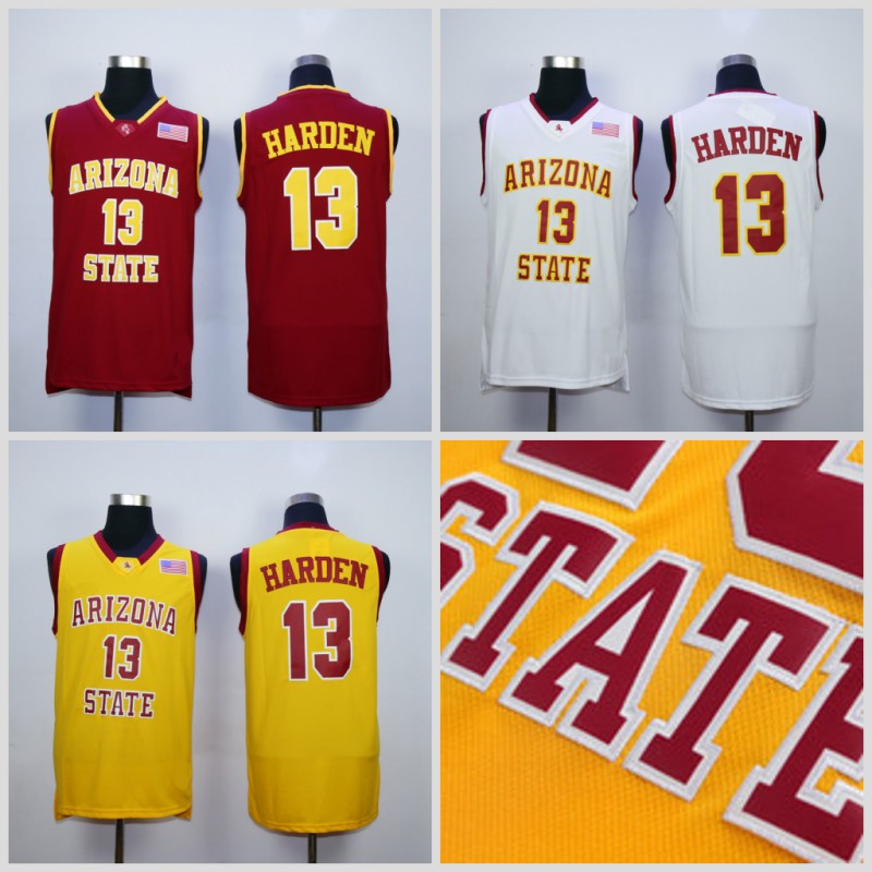 NCAA James Harden College Jerseys Arizona State Sun Devils Jersey Men Basketball Jerseys Team Red Away Yellow White For Sport Fans S-2XL
NCAA James Harden College Jerseys Arizona State Sun Devils Jersey Men Basketball Jerseys Team Red Away Yellow White For Sport Fans S-2XL