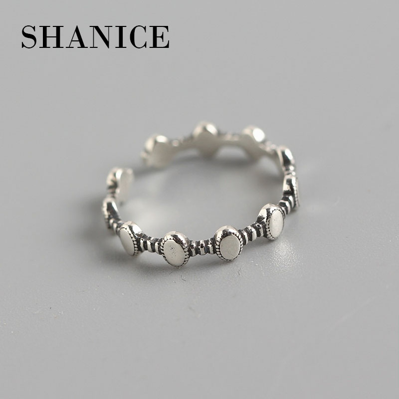 Cluster Rings SHANICE 925 Sterling Silver Open Ring Cute Simple Style Stone Beads Elastic For Women Girls Finger Jewelry Birthday Gifts
Cluster Rings SHANICE 925 Sterling Silver Open Ring Cute Simple Style Stone Beads Elastic For Women Girls Finger Jewelry Birthday Gifts
