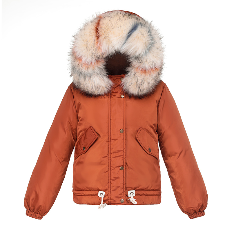 Wholesale fashion cotton clothing women short new big fur collar casual tooling coat coat size S, Creamy-white
Wholesale fashion cotton clothing women short new big fur collar casual tooling coat coat size S, Creamy-white