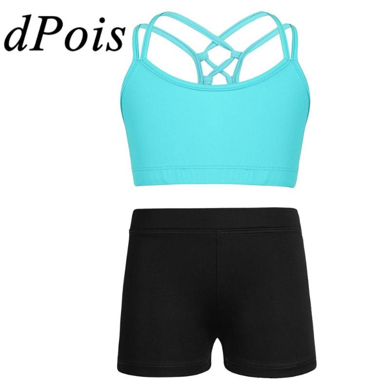 Children Girls Ballet Outfit Criss Cross Back Sleeveless Crop Tanks Bra Tops + Boy-cut Low Rise Dance Shorts Girls Ballet Sets, Black
Children Girls Ballet Outfit Criss Cross Back Sleeveless Crop Tanks Bra Tops + Boy-cut Low Rise Dance Shorts Girls Ballet Sets, Black