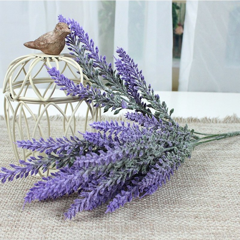 Romantic Provence decoration lavender flower silk artificial flowers grain decorative Simulation of aquatic plants Home decor