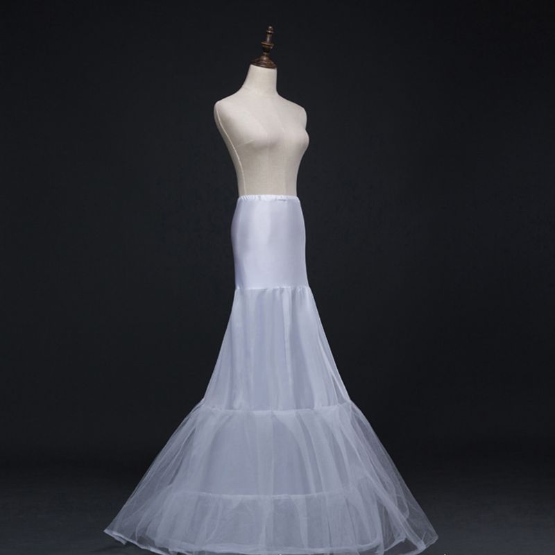 Women 2 Layers Fishtail Petticoat Crinoline with Tulle Netting A-Line Floor Length Underskirt Half Slip for Bridal Wedding Dress, Black
Women 2 Layers Fishtail Petticoat Crinoline with Tulle Netting A-Line Floor Length Underskirt Half Slip for Bridal Wedding Dress, Black