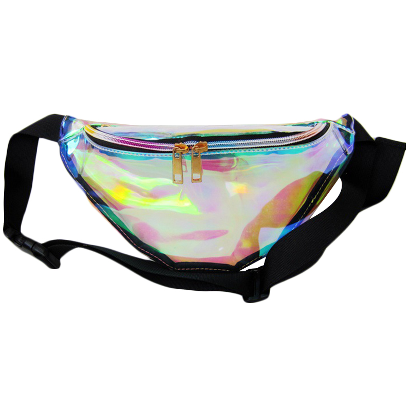 Punk Lady Girl Retro Rainbow Transparent Pack Bum Women Purse Waist Bag, Sky blue 
Punk Lady Girl Retro Rainbow Transparent Pack Bum Women Purse Waist Bag, Sky blue