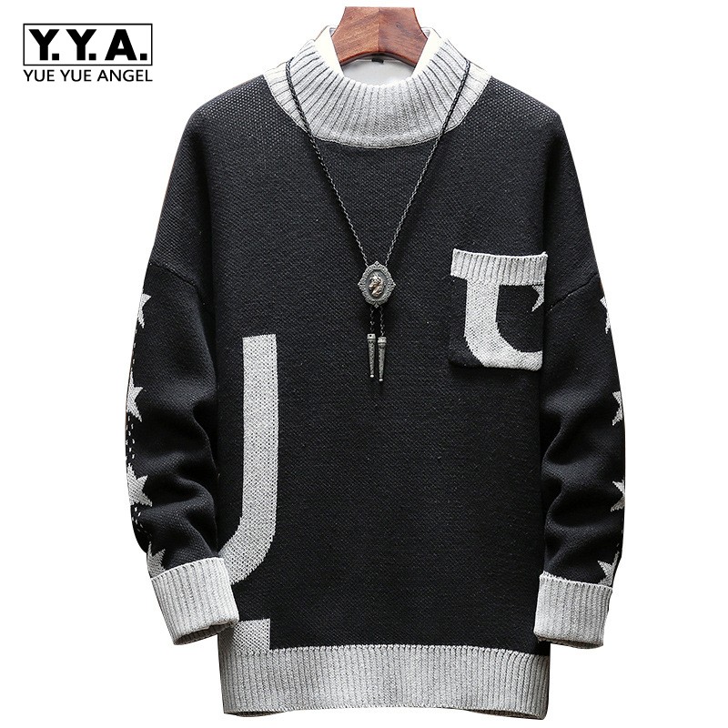 2018 New Winter Mens Warm Sweater Fashion Cotton Long Sleeve Mens Knitted Sweater Casual Loose Fit Pullover Tops Plus Size -5XL
2018 New Winter Mens Warm Sweater Fashion Cotton Long Sleeve Mens Knitted Sweater Casual Loose Fit Pullover Tops Plus Size -5XL