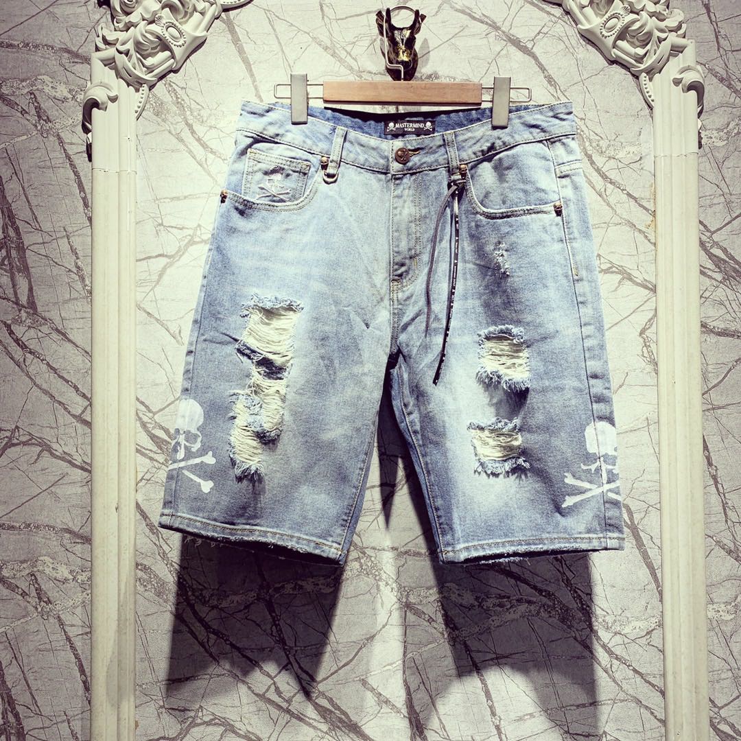 2019 Best Quality Summer Mastermind Japan MMJ Denim Shorts Jeans Hiphop Streetwear Men Denim Jeans Short Casual Short, Blue
2019 Best Quality Summer Mastermind Japan MMJ Denim Shorts Jeans Hiphop Streetwear Men Denim Jeans Short Casual Short, Blue