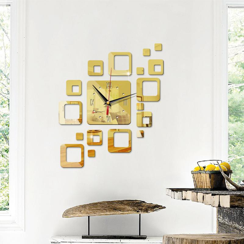 Modern Creative Acrylic Silent Mirror Wall Sticker Wall Hanging Clock Rectangular Hollow Round Rectangle Clock
Modern Creative Acrylic Silent Mirror Wall Sticker Wall Hanging Clock Rectangular Hollow Round Rectangle Clock