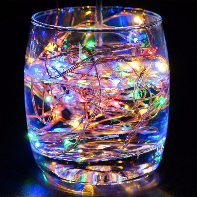 LED String Lights Twnikle Fairy Lights Waterproof 8 Modes 50Led 100 Led USB Plug in Copper Wire Firefly Holiday Lights strip