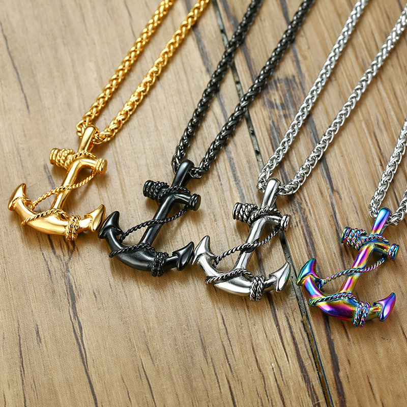 Mens pendant Necklace Chains tainless steel Jewelry Gothic Charm Navy-style European and American style anchor pendant pirates anchorboygift
Mens pendant Necklace Chains tainless steel Jewelry Gothic Charm Navy-style European and American style anchor pendant pirates anchorboygift