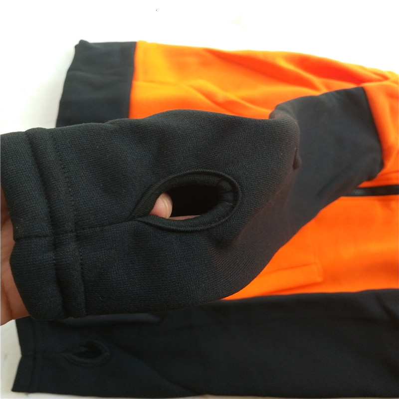 Hot Anime Fox Orelhas Ears Hoodie Orange Sweatshirts Plush Ball Decoration Jacket Halloween Cosplay Women New Kawaii Outwear V191129