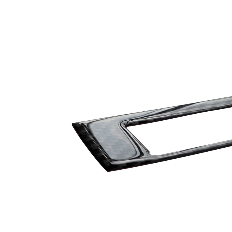 For BMW F10 F11 5 Series Interior Trim Carbon Fiber Car CD Control Panel Stickers AC CD Panel Frame Accessories for 520i 525i