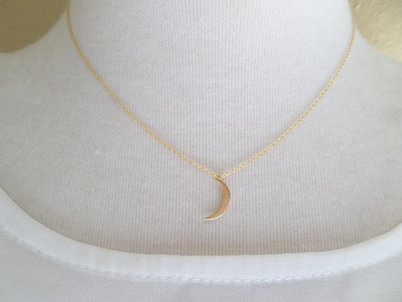 Crescent Moon Necklace Tiny Gold Silver or Rose Gold Moon Jewelry Dainty and Delicate Birthday Wedding Bridesmaid Gift YLQ0648
Crescent Moon Necklace Tiny Gold Silver or Rose Gold Moon Jewelry Dainty and Delicate Birthday Wedding Bridesmaid Gift YLQ0648