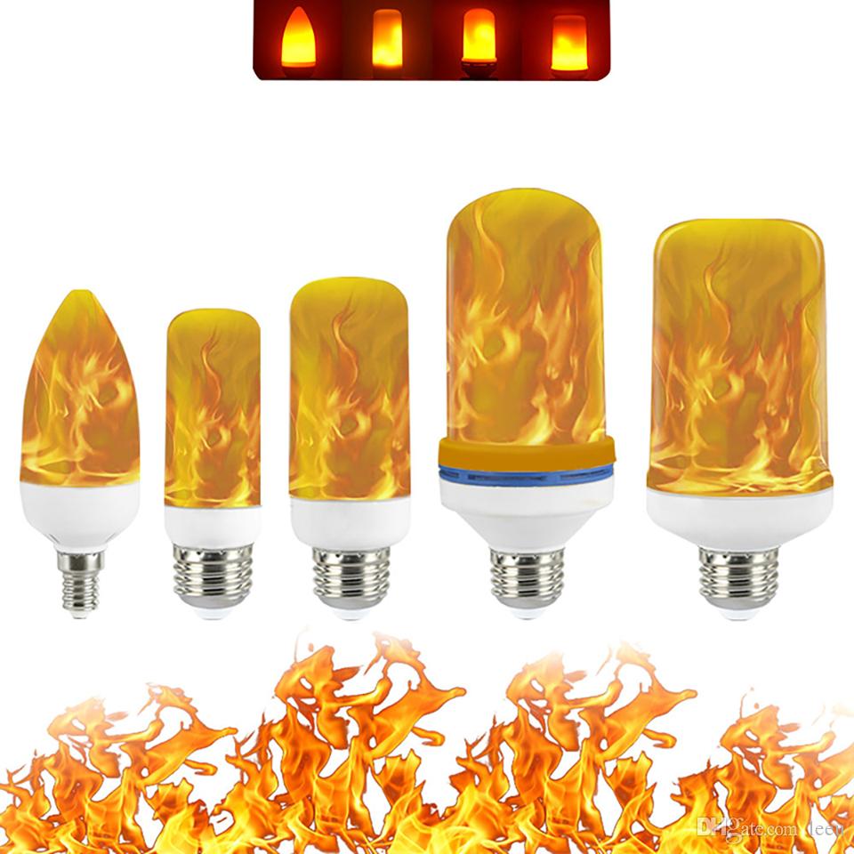 

Full Model 3W 5W 7W 9W E27 E26 E14 E12 Flame Bulb 85-265V LED Flame Effect Fire Light Bulbs Flickering Emulation Decor LED Lamp