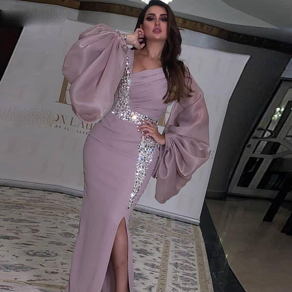 Long Sleeve Evening Dresses Mermaid 2020 Satin Beading Dubai Prom Formal Party Dresses Custom made Floor Length Gowns, Water melon
Long Sleeve Evening Dresses Mermaid 2020 Satin Beading Dubai Prom Formal Party Dresses Custom made Floor Length Gowns, Water melon