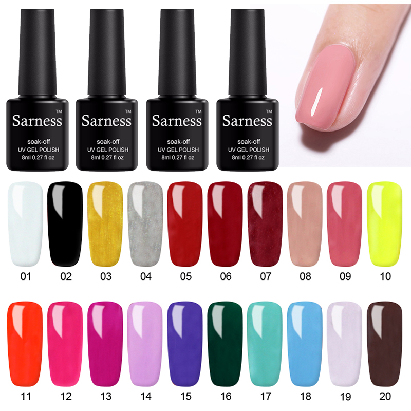 Sarness Colorful Shiny Gel Varnish Glitter Sequins Gel Nail Polish Soak Off Nails Painted UV LED Nail Art Design Manicure, Fs001
Sarness Colorful Shiny Gel Varnish Glitter Sequins Gel Nail Polish Soak Off Nails Painted UV LED Nail Art Design Manicure, Fs001