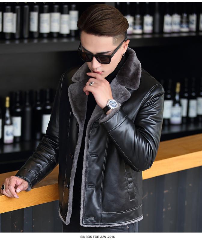 Real Genuine Leather Mens Sheepskin Jacket Natural Fur Coat Men Wool Liner Warm Down Coats Jaqueta Couro F28S262 YY496, Black
Real Genuine Leather Mens Sheepskin Jacket Natural Fur Coat Men Wool Liner Warm Down Coats Jaqueta Couro F28S262 YY496, Black