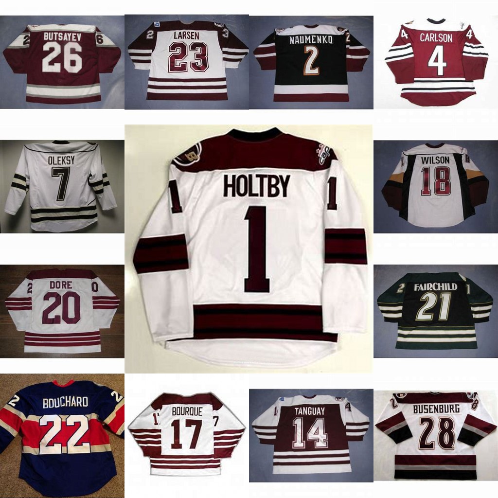 Hershey Bears 1 Brayden Holtby 2 Nick Naumenko 20 Andre Dore 18 Kyle Wilson Steve Oleksy 20 Andre Dore Bourque John Carlson Hockey Jersey, 21 kelly fairchild
Hershey Bears 1 Brayden Holtby 2 Nick Naumenko 20 Andre Dore 18 Kyle Wilson Steve Oleksy 20 Andre Dore Bourque John Carlson Hockey Jersey, 21 kelly fairchild