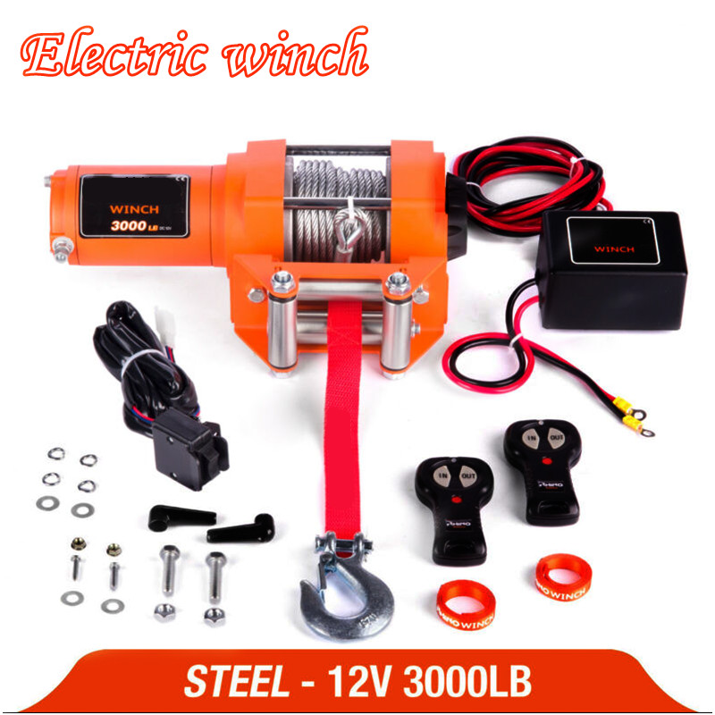winch car 12v Remote Control Set Electric Winch 3000lb Heavy Duty ATV Trailer 15 high tensile steel cable Electric
winch car 12v Remote Control Set Electric Winch 3000lb Heavy Duty ATV Trailer 15 high tensile steel cable Electric
