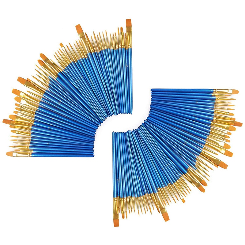 Gift Sets 100 Pieces Paint Brush Set Professional Brushes Artist For Watercolor Oil Acrylic Painting (10-Pack 100PCS)
Gift Sets 100 Pieces Paint Brush Set Professional Brushes Artist For Watercolor Oil Acrylic Painting (10-Pack 100PCS)