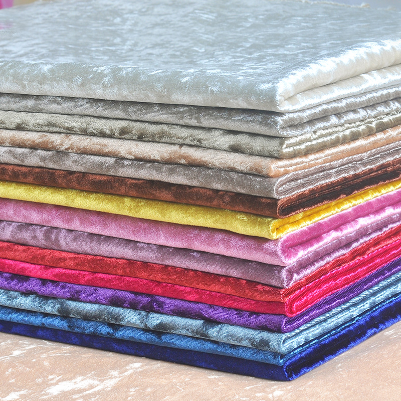 European Classics Ice Velour Pillow Cushion Case Curtain Upholstery Sofa BA-Series Pleuche Velvet Diy Fabric