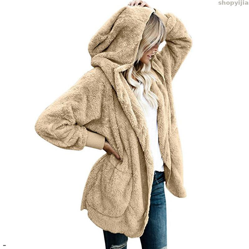 New Oversized Long Cardigan Sweater Winter Fleece Sweater Hooded Teddy Fluffy Warm Winter Women, Black
New Oversized Long Cardigan Sweater Winter Fleece Sweater Hooded Teddy Fluffy Warm Winter Women, Black