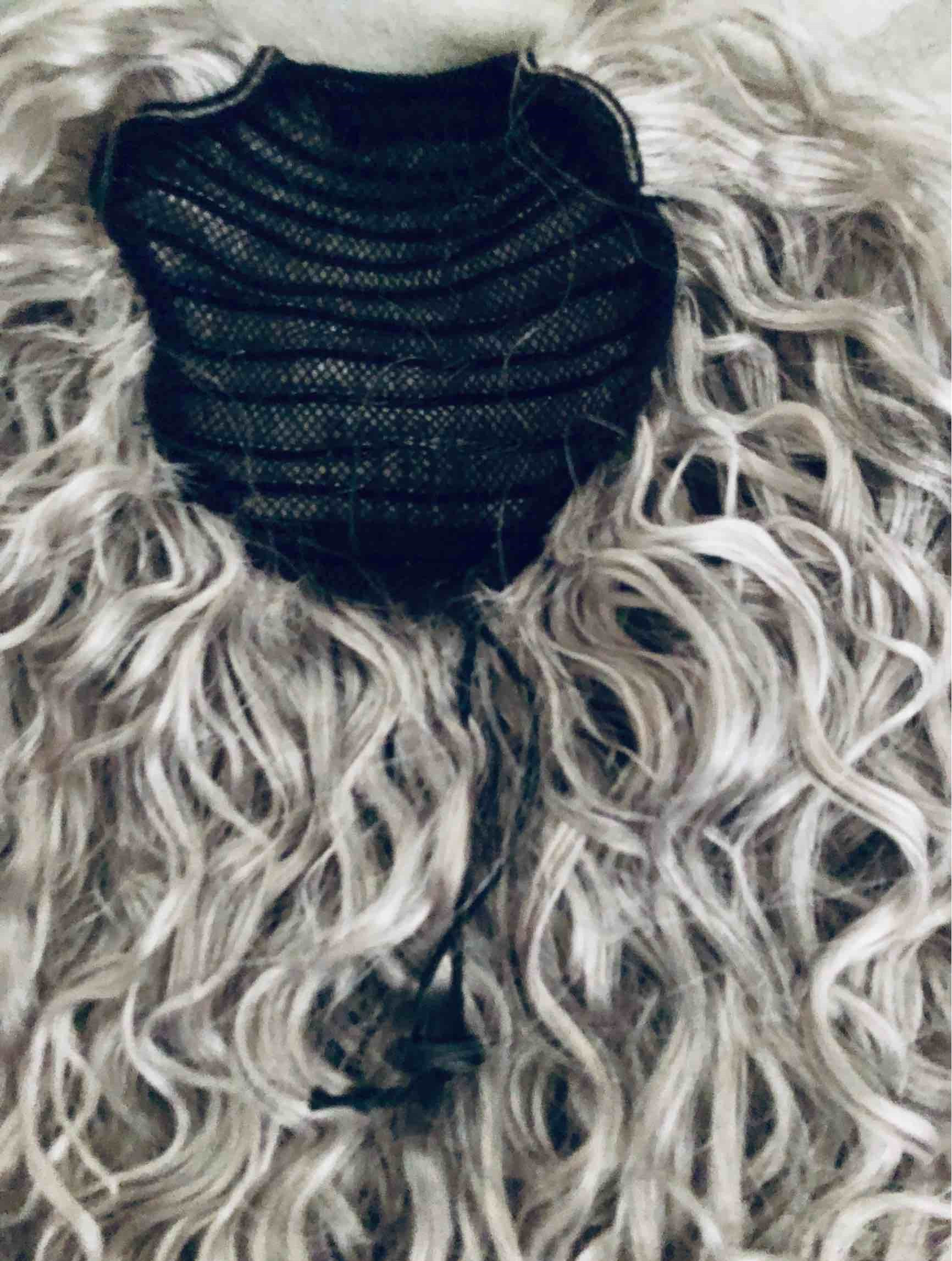 Silver Curl grey hair pony tail extension Natural gray deep curly women hair piece drawstring Human hair replacement