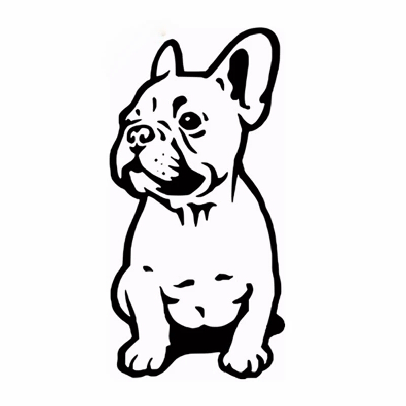 14*7CM French Bulldog Dog Car Sticker Vinyl Cars Decal Custom Window Door Wall Car Sicker Black/silver CA-1024
14*7CM French Bulldog Dog Car Sticker Vinyl Cars Decal Custom Window Door Wall Car Sicker Black/silver CA-1024