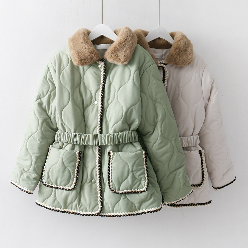 Mooirue 2019 Winter Parka With Sashes Patchwork Vintage Streetwear Cotton-padded Loose Jackets Button Korean Style Overcoats, Beige
Mooirue 2019 Winter Parka With Sashes Patchwork Vintage Streetwear Cotton-padded Loose Jackets Button Korean Style Overcoats, Beige