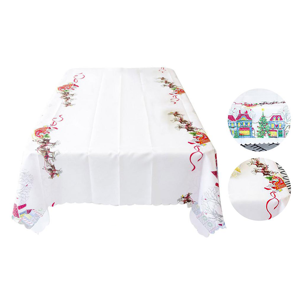 1Pc Christmas Village Fabric Printed Tablecloth 60"X70" Holiday Tablecloth Restaurant Home Decor(Santa Claus) As Shown
1Pc Christmas Village Fabric Printed Tablecloth 60"X70" Holiday Tablecloth Restaurant Home Decor(Santa Claus) As Shown