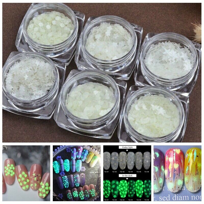 Nail Sequins Fluorescent Glitter Ultra-thin Heart Shape Flake Luminous Nail Art Decorations Paillette Glow in the Dark DIY Tips
Nail Sequins Fluorescent Glitter Ultra-thin Heart Shape Flake Luminous Nail Art Decorations Paillette Glow in the Dark DIY Tips