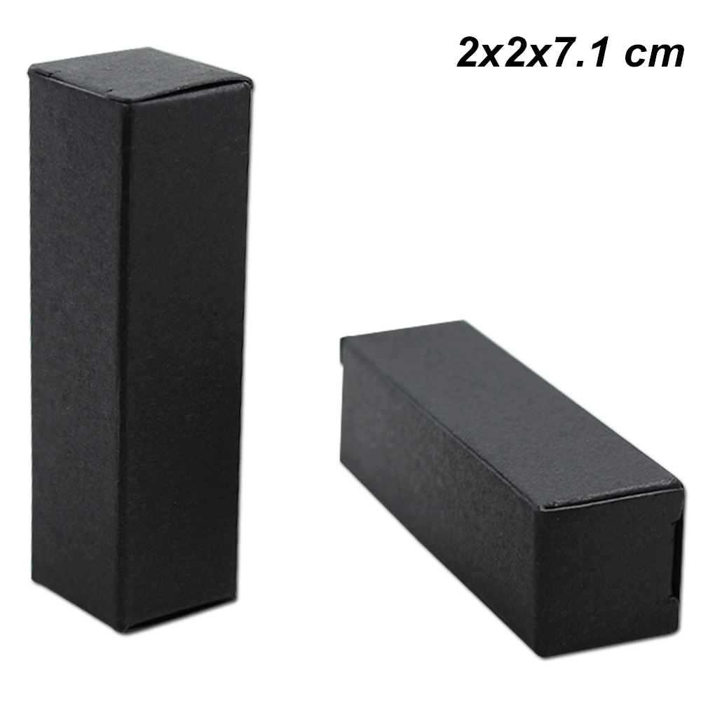 2x2x7.1 cm 100pcs Lot Black Paper Kraft Paper Lip Stick Storage Boxes for Birthday Gifts DIY Lipstick Perfume Bottle Cardboard Packaging Box
2x2x7.1 cm 100pcs Lot Black Paper Kraft Paper Lip Stick Storage Boxes for Birthday Gifts DIY Lipstick Perfume Bottle Cardboard Packaging Box