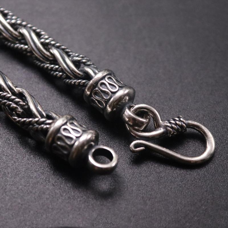 Other Bracelets Solid 925 Sterling Silver Bracelet 7mm Wheat Link Chain 7.55" L For Man
Other Bracelets Solid 925 Sterling Silver Bracelet 7mm Wheat Link Chain 7.55" L For Man