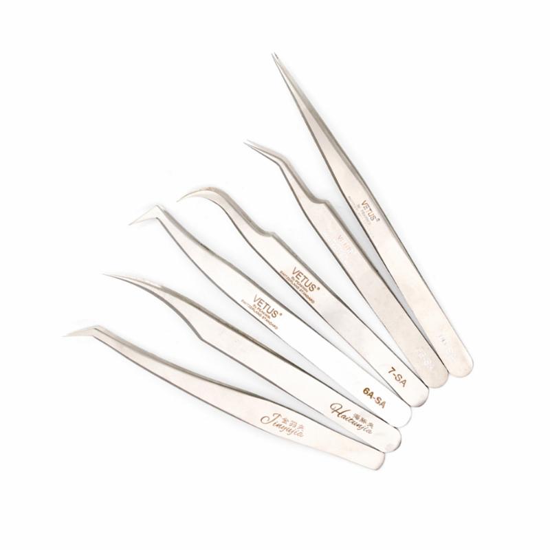 Stainless Steel Eyebrow Eyelash Tweezers Professional Makeup Vetus Volume Fans Lash Eyelash Extension Tweezers Accurate 
Stainless Steel Eyebrow Eyelash Tweezers Professional Makeup Vetus Volume Fans Lash Eyelash Extension Tweezers Accurate